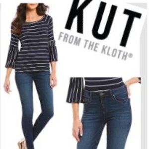 Kut From The Kloth Mia High Rise Fab Ab Toothpick Skinny SZ 31